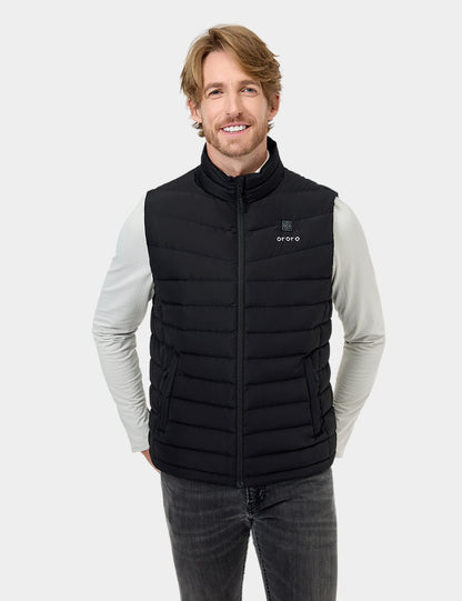 Men's Heated Lightweight Down Vest - All Colors