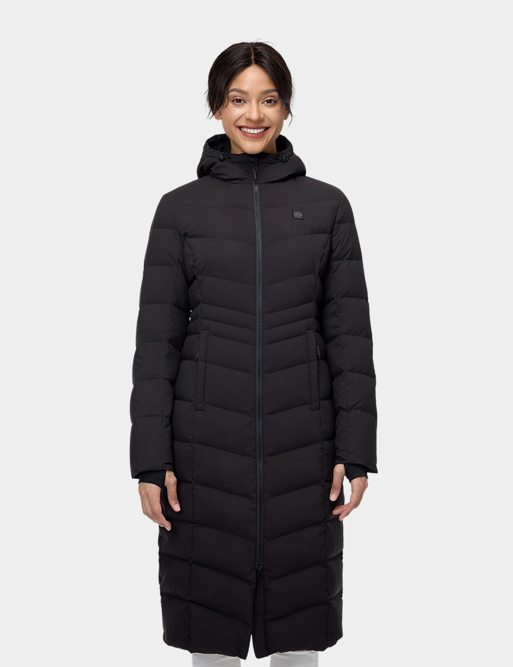 SOHO Women's Heated Down Parka Jacket, Thumbnail 5