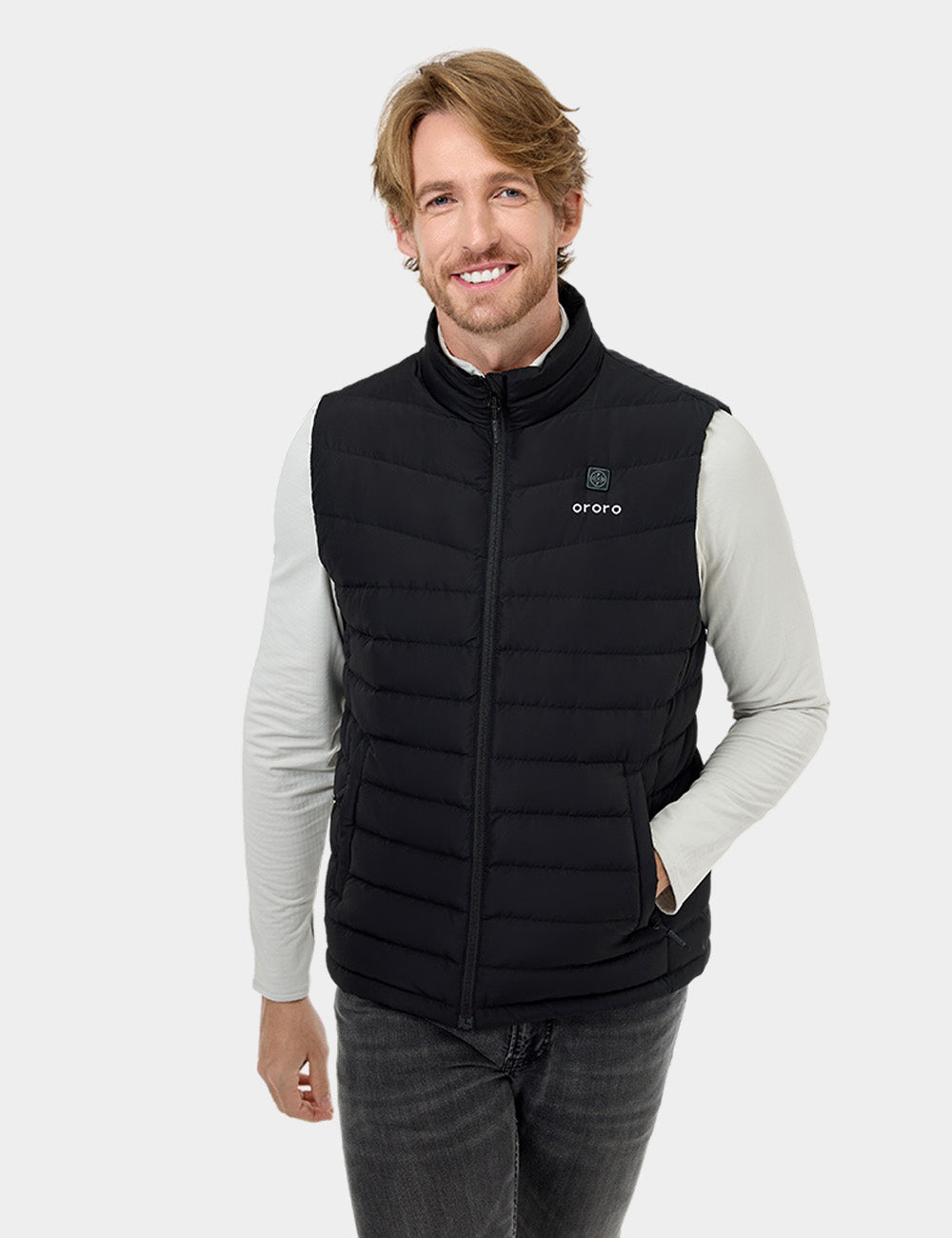 Men's Heated Lightweight Down Vest - All Colors