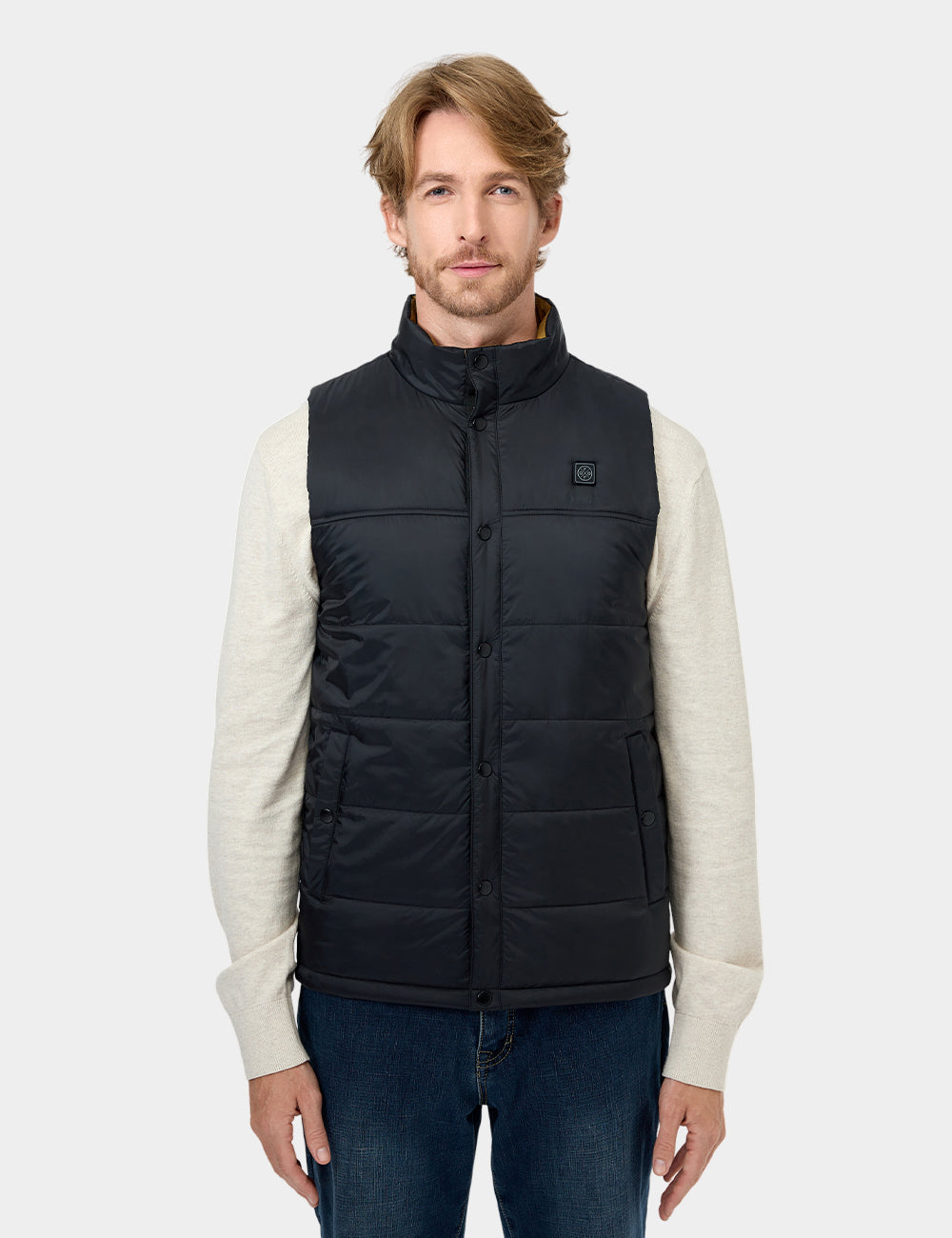 PuffLyte Men's 3-Zone Heated Lightweight Vest