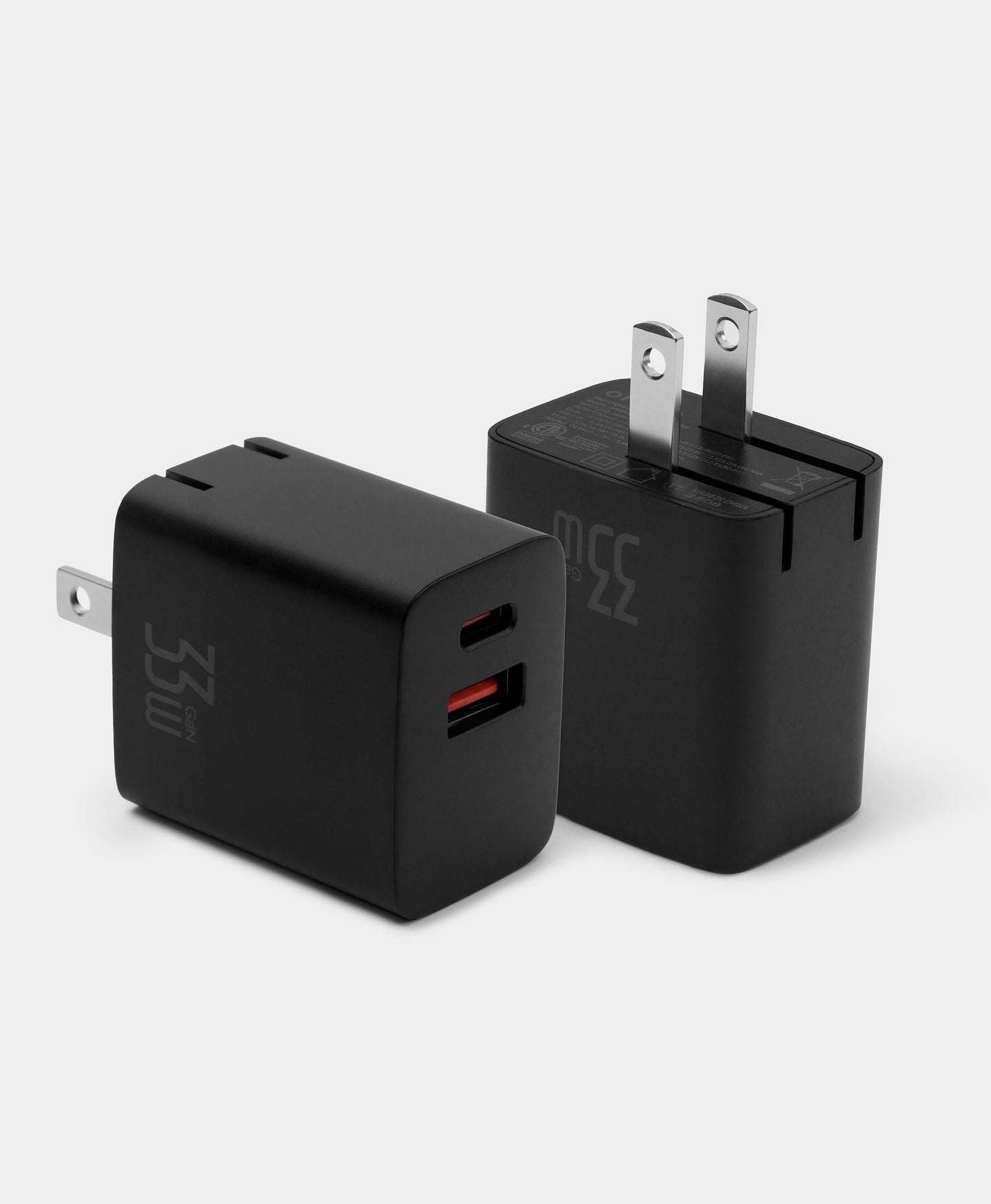 33W Dual Port Battery Charger (US / CA Plug)