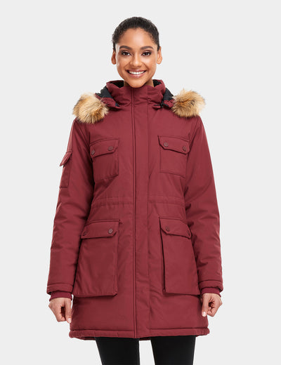 Women's Heated Thermolite® Parka - Red
