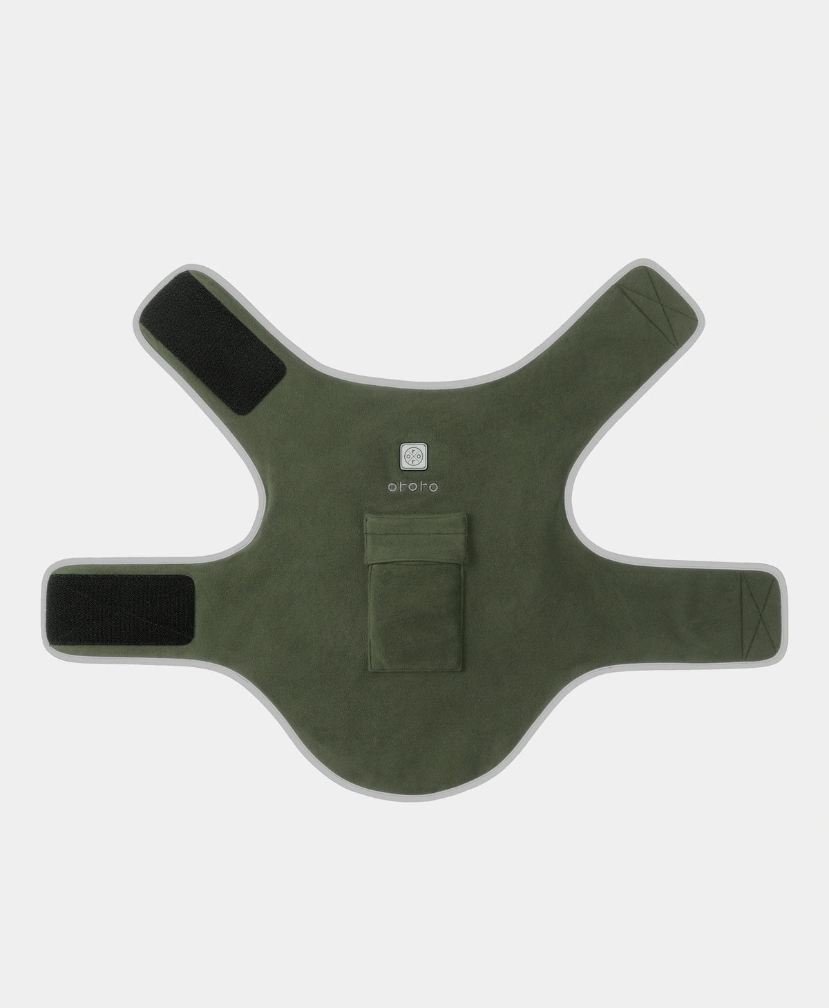 2-Zone Heated Fleece Dog Vest - Olive