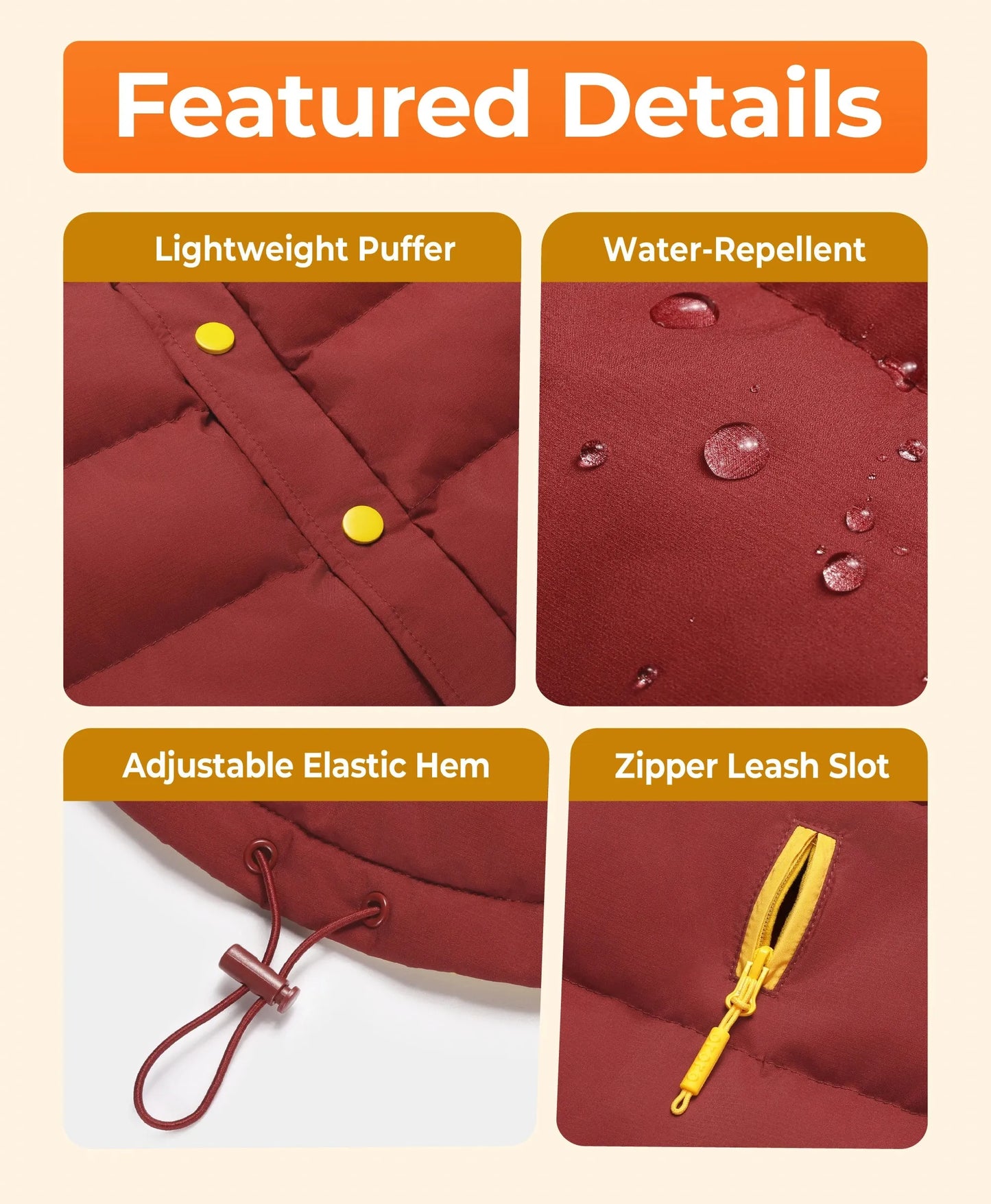 Snøwoof 3-Zone Heated Dog Puffer Vest