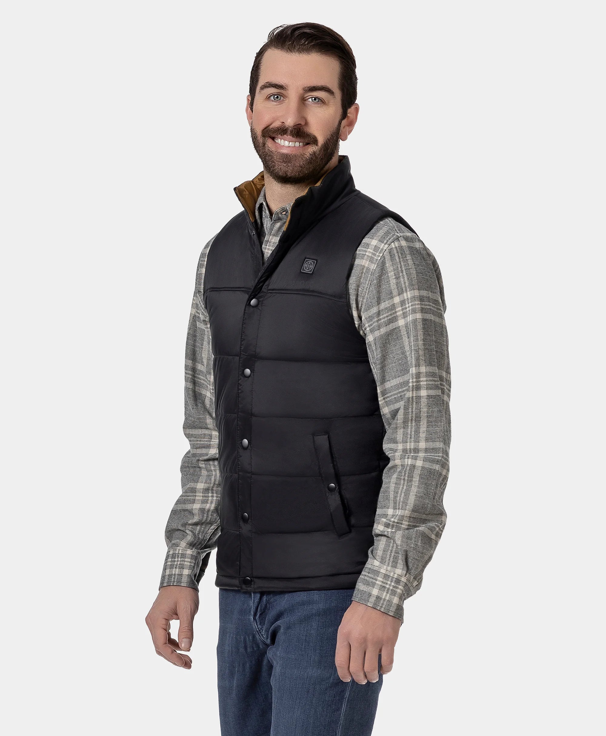 Final Sale - PuffLyte Men's 3-Zone Heated Lightweight Vest, Thumbnail 3