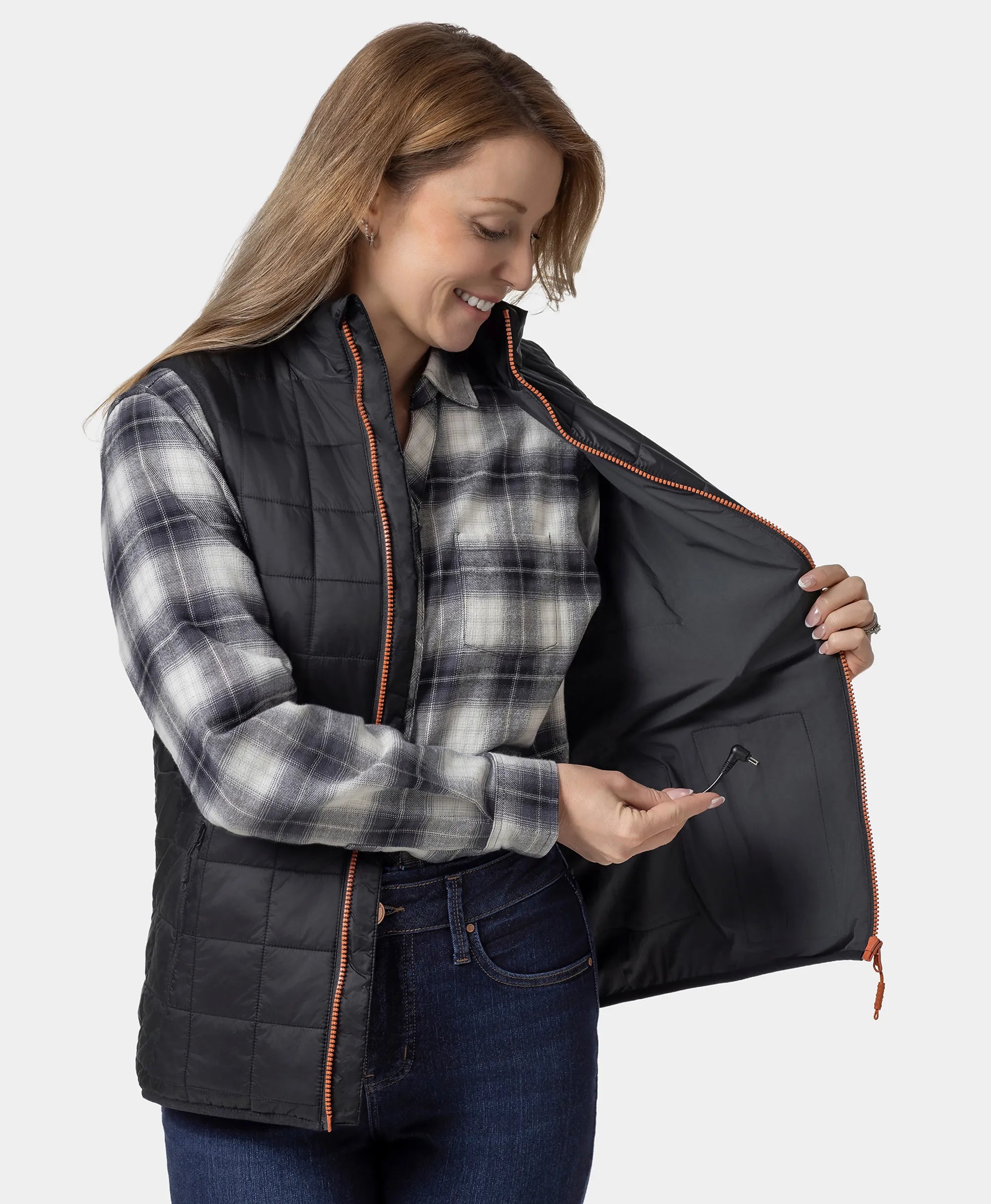 Veste matelassé chauffante 4 zones Prism pour femme, Thumbnail 4