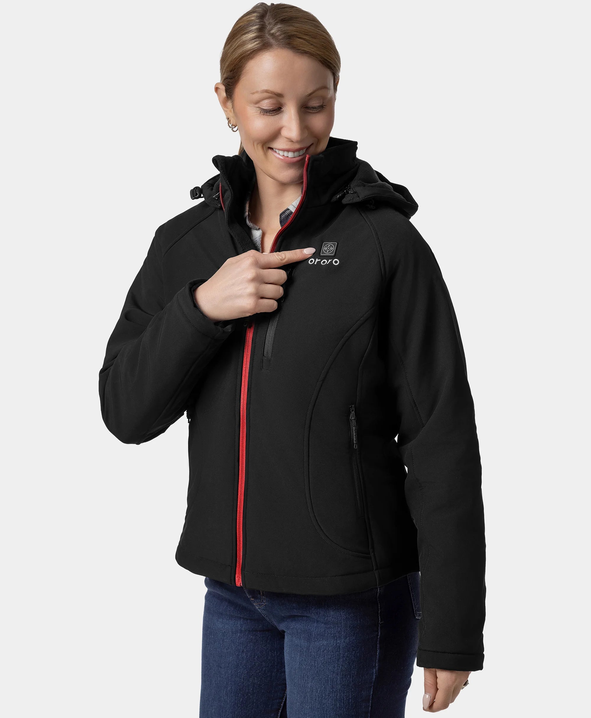 Women's Heated Jacket (4 Heating Zones), Thumbnail 3