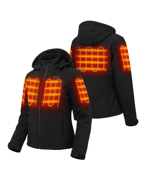 Women's Dual Control Heated Jacket with 5 Heating Zones (Chest Heating) ,view 2