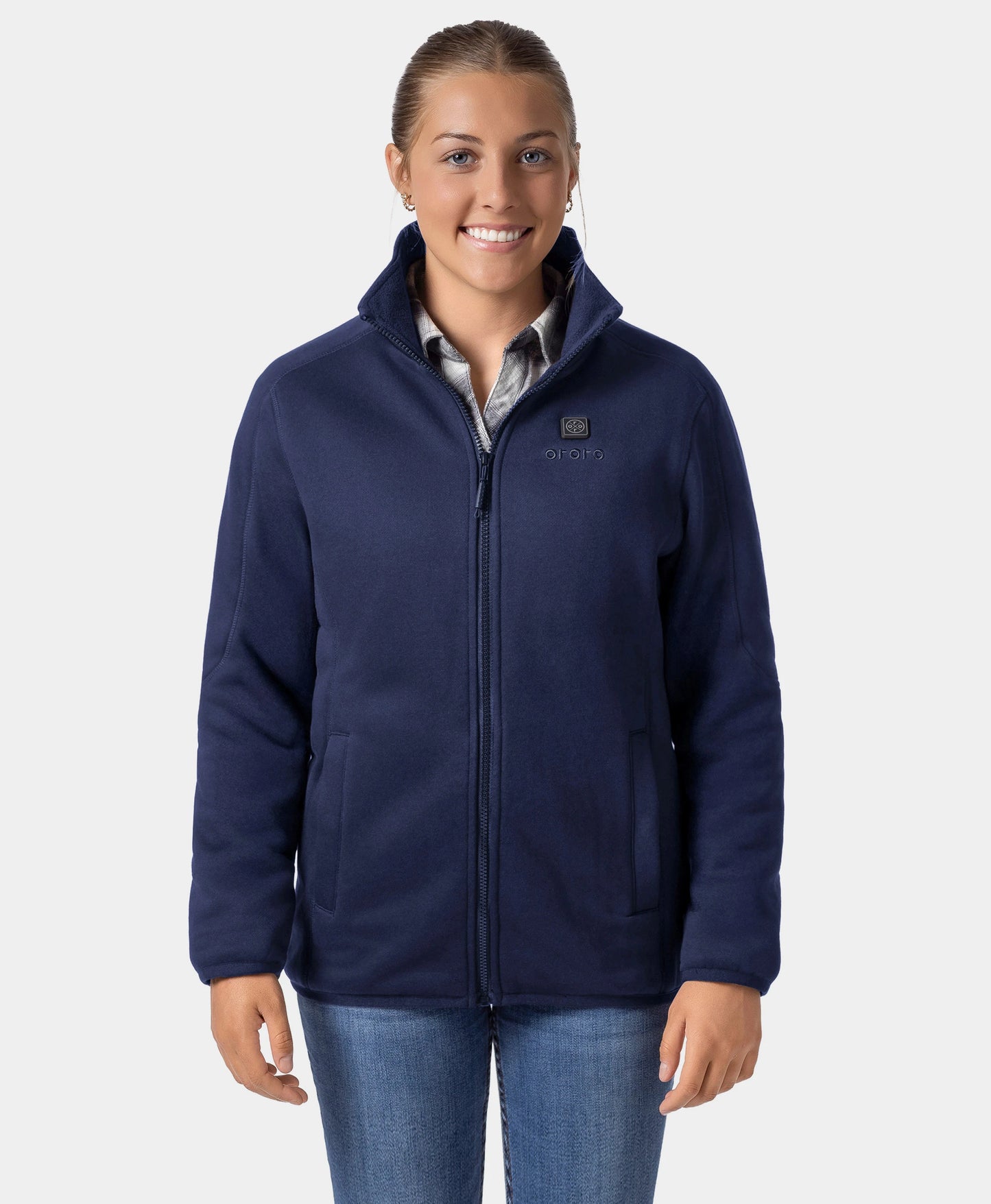 Women's Heated Full-Zip Fleece Jacket (4 Heating Zones)