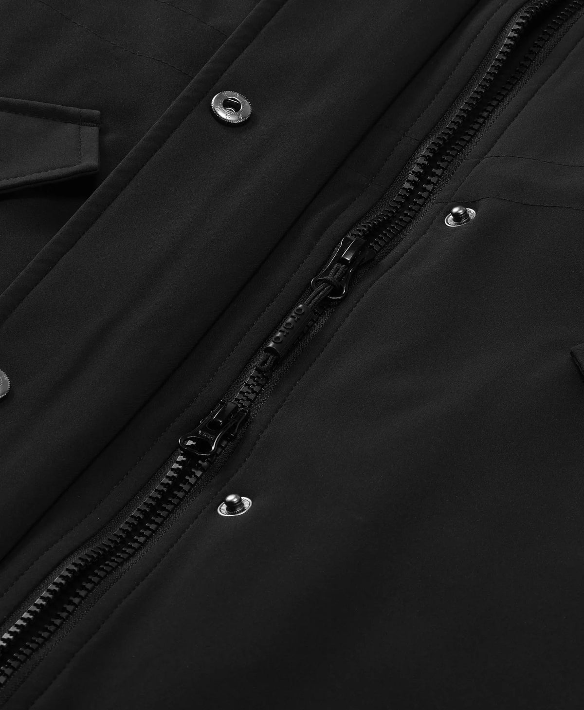 Two-way zip closure