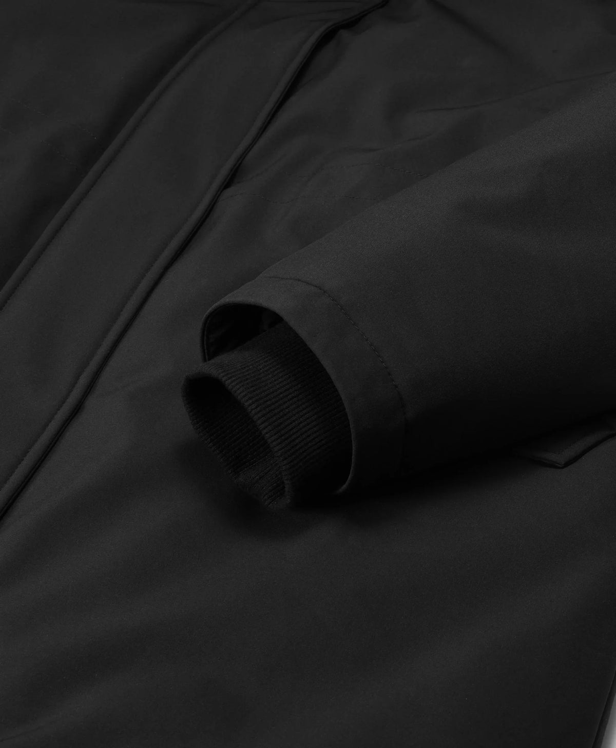 Stretchy ribbed windproof cuffs