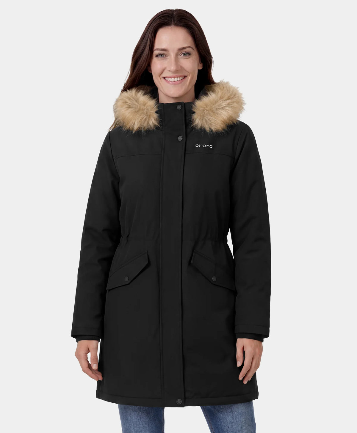 Engadin Women’s 4-Zone Classic Heated Parka Jacket