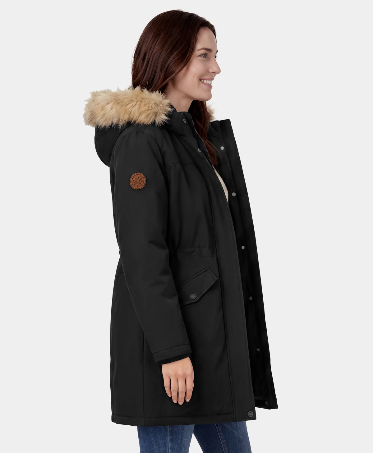 Engadin Women’s 4-Zone Classic Heated Parka Jacket