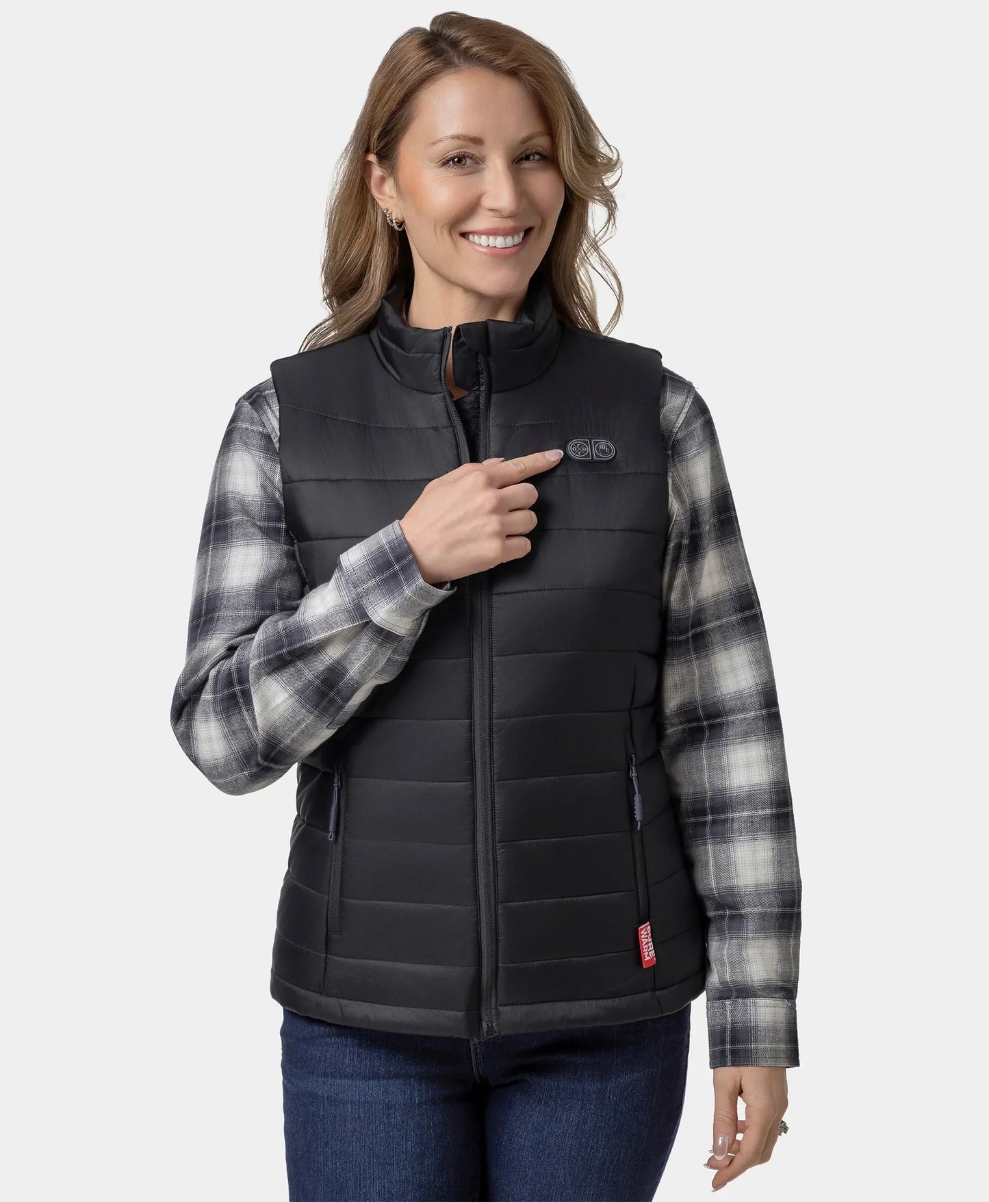 Women's 7-Zone Classic Heated Vest (Lower Back)