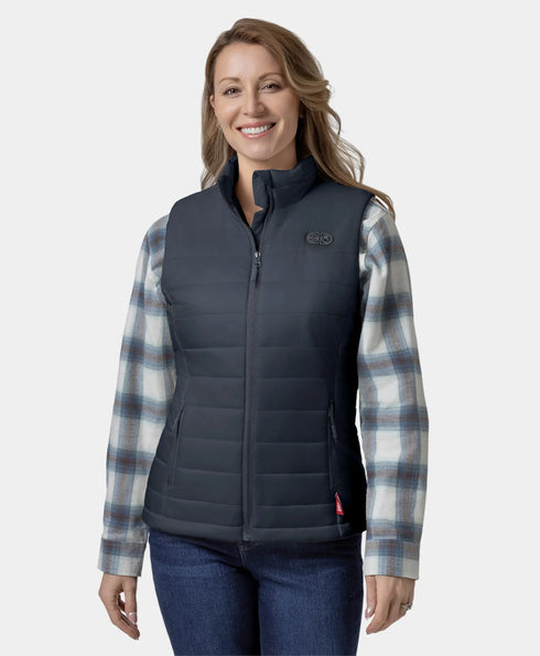 SureWarm® Women's 7-Zone Dual-Control Classic Pro Heated Vest (Lower Back Heating) ,view 1