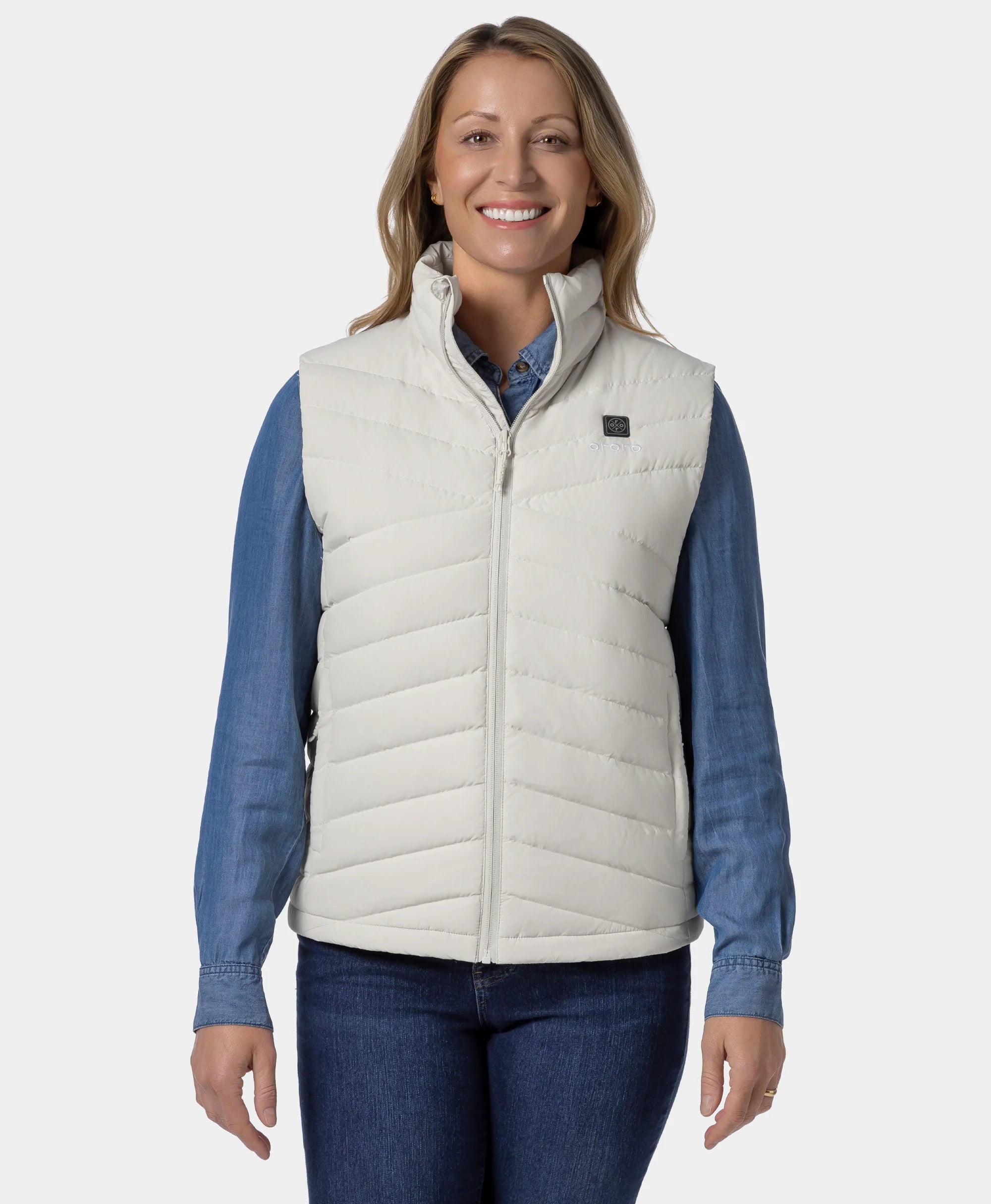 Women's Heated Lightweight Down Vest - All Colors