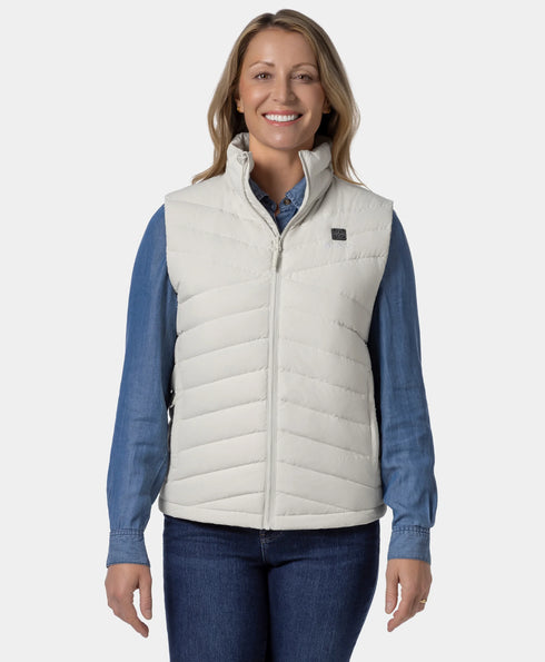 Women's Heated Lightweight Down Vest - All Colors ,view 1