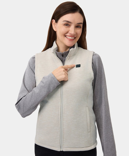 Women's Heated Fleece Vest - New Colors