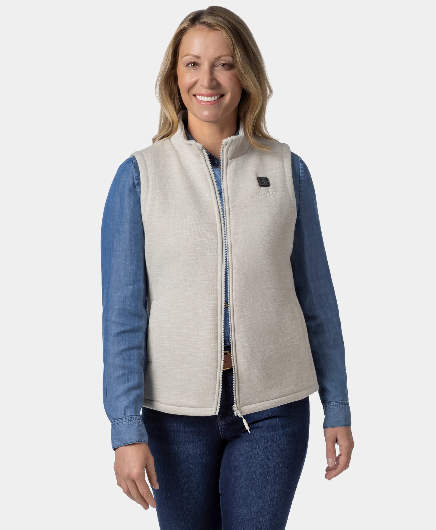 Women's Heated Fleece Vest - New Colors (4 Heating Zones)