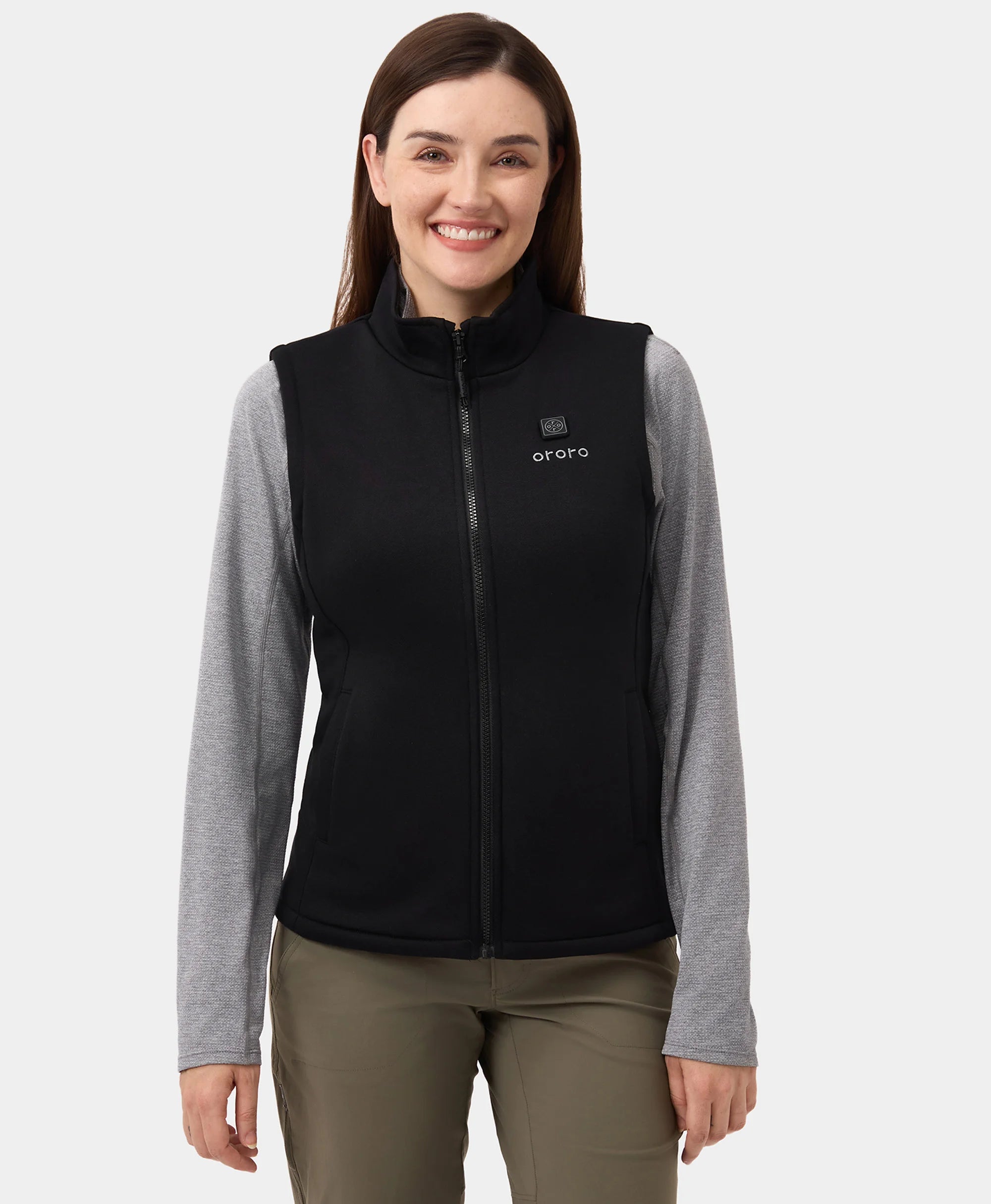 Women's Heated Fleece Vest - Black (2025)