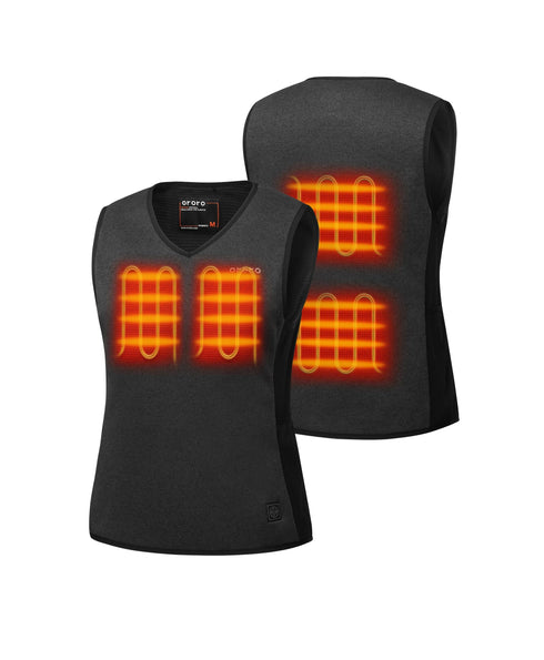 4 heating zones: left & right chest, mid-back, and lower back ,view 2