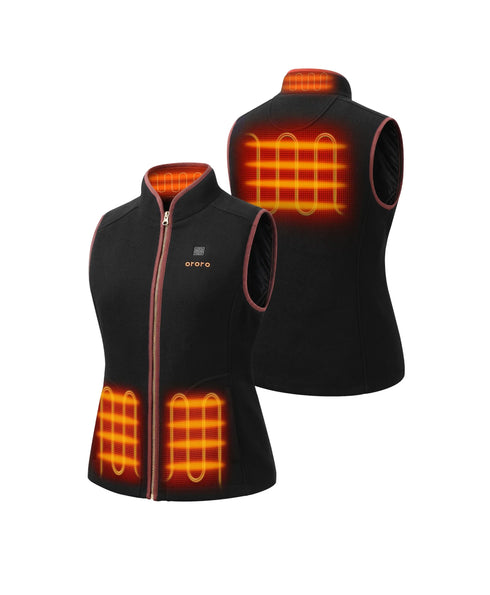 4 Heating Zones on Left & Right Hand Pockets, Mid-back and Collar ,view 2