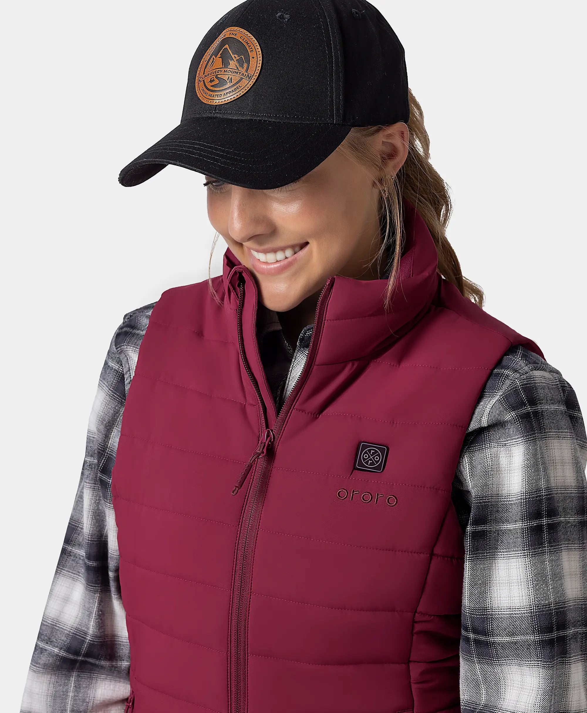"Tribeca" Women's Heated Long Puffer Vest - New Colors, Thumbnail 34