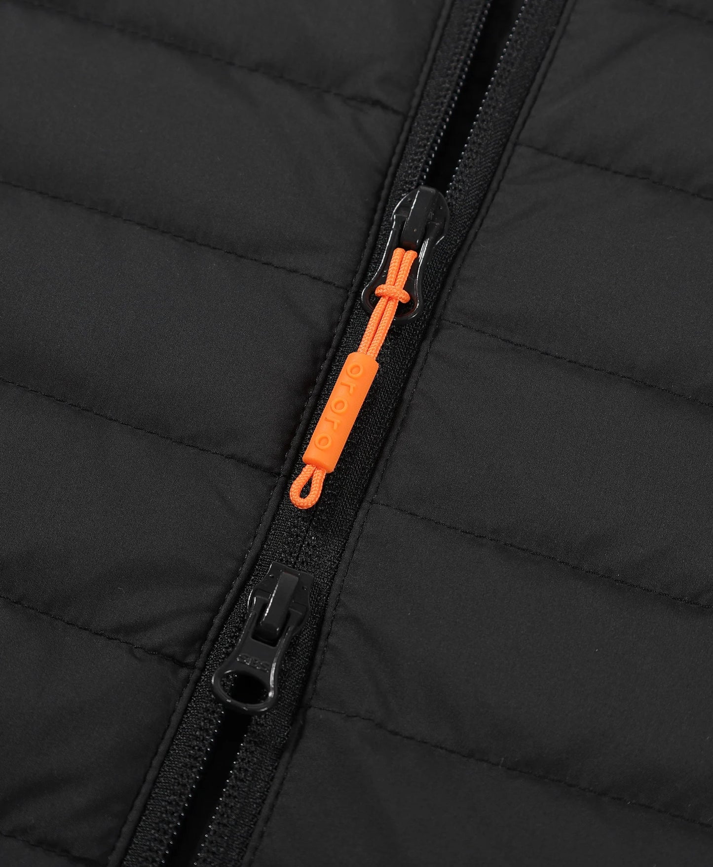 Women's 5-Zone Heated Long Down Vest-black