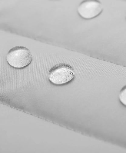 Women's 5-Zone Heated Long Down Vest- gray