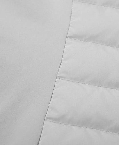 Women's 5-Zone Heated Long Down Vest- gray