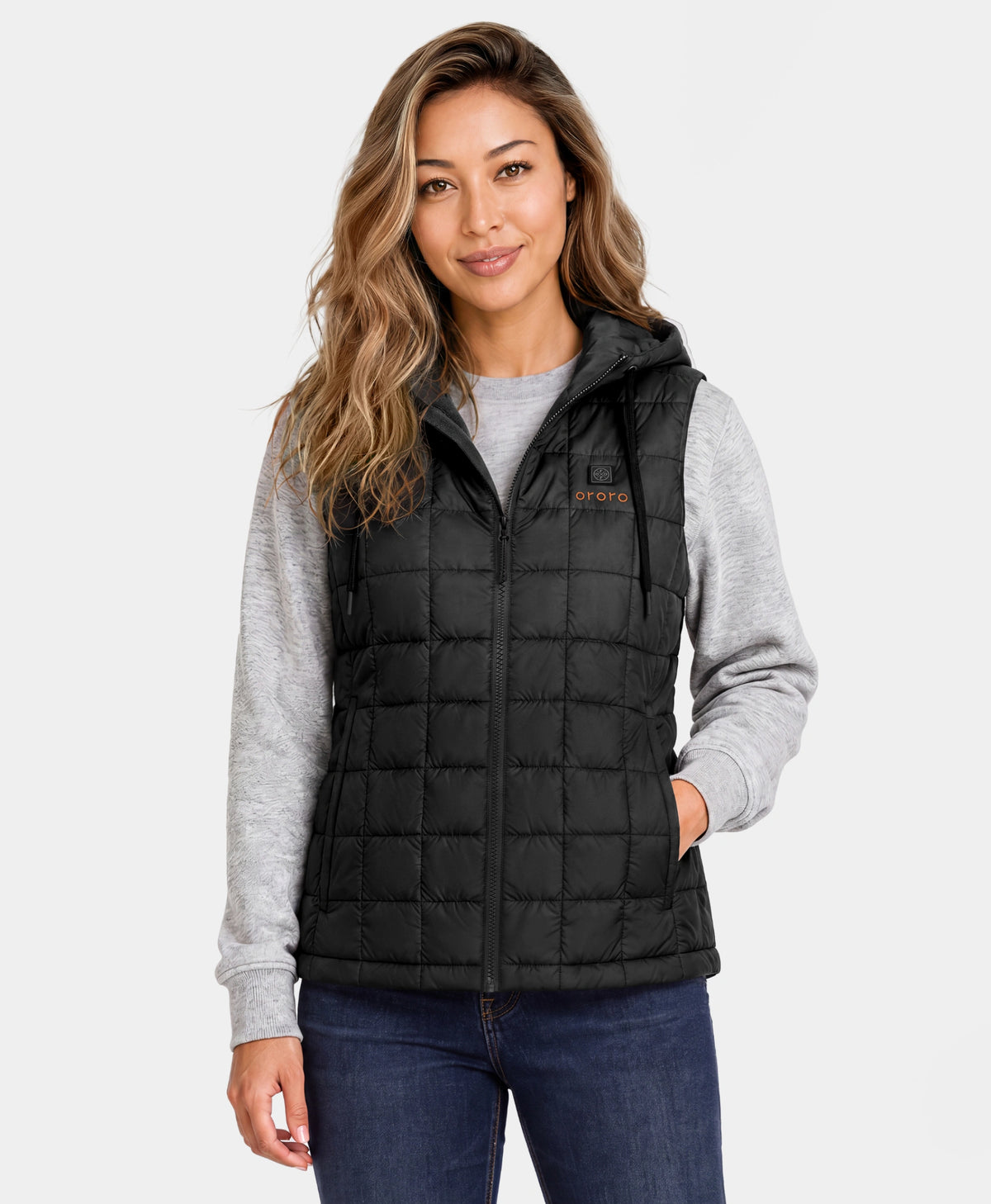 PuffLyte Women's 4-Zone Hooded Heated Vest