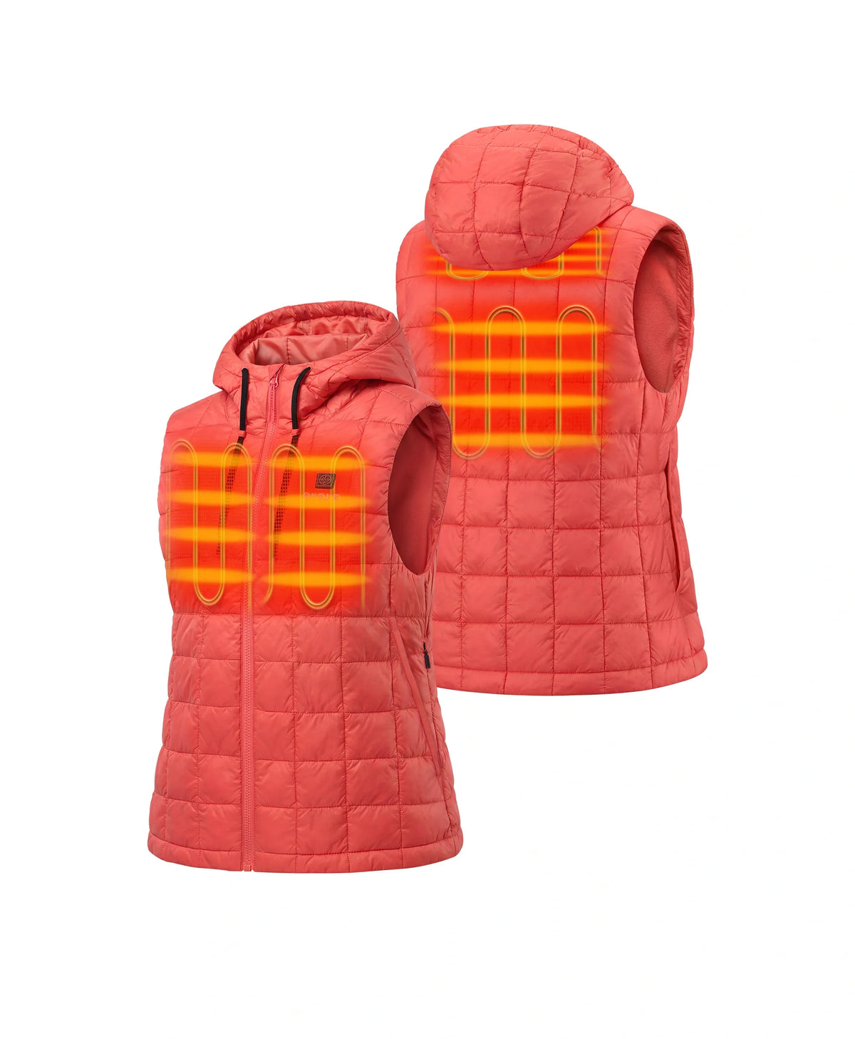 PuffLyte Women's 4-Zone Hooded Heated Vest, Thumbnail 10