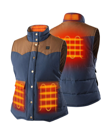 4 Heating Zones (L&R Pocket, Collar, Mid-back)