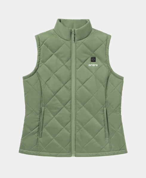 Women's Heated Quilted Vest - New Colors ,view 1