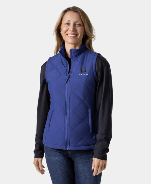 Women's Heated Quilted Vest - New Colors ,view 1
