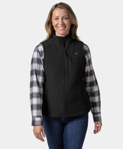 Women's Heated Softshell Vest ,view 1