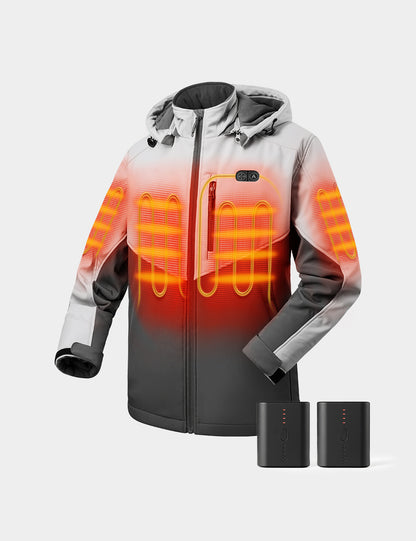 Bundle Deal - Men's Dual Control Heated Jacket (Chest Heating) & Extra Mini 5K Battery