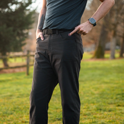 Hudson Men's Heated Casual Pants - Black