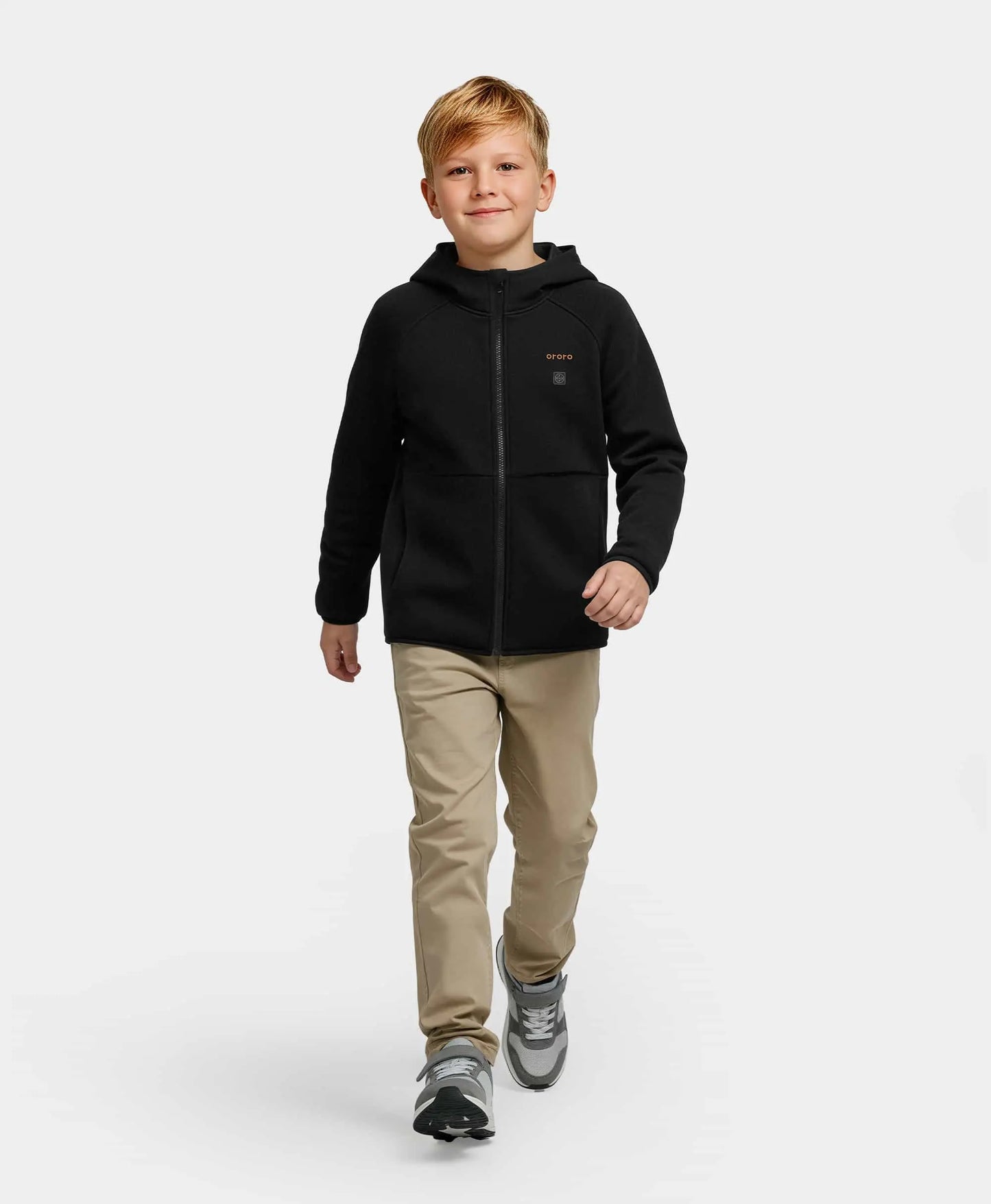 Kids' 4-Zone Heated Full-Zip Fleece Hoodie