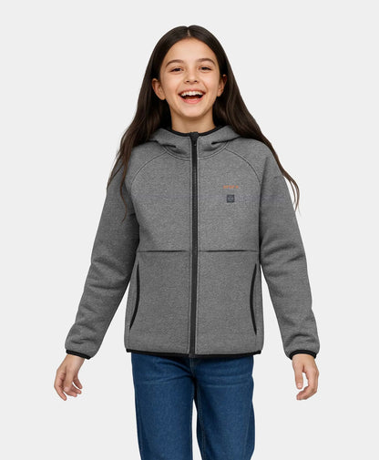 Kids' 4-Zone Heated Full-Zip Fleece Hoodie
