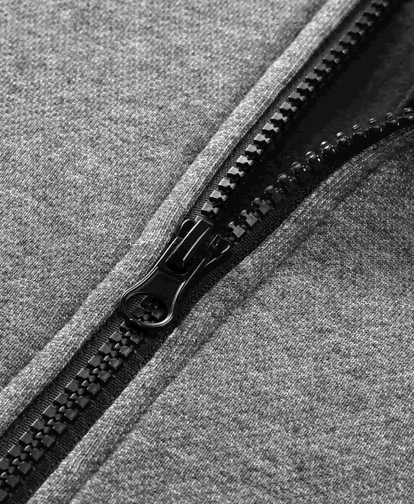 Exposed zipper center front closure