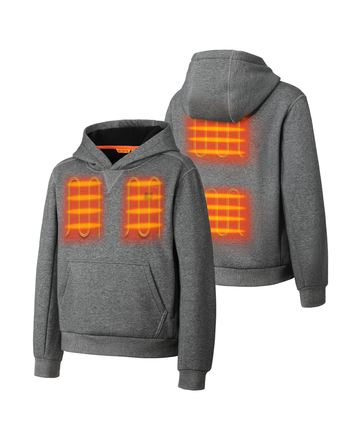 Kids' 4-Zone Heated Pullover Hoodie