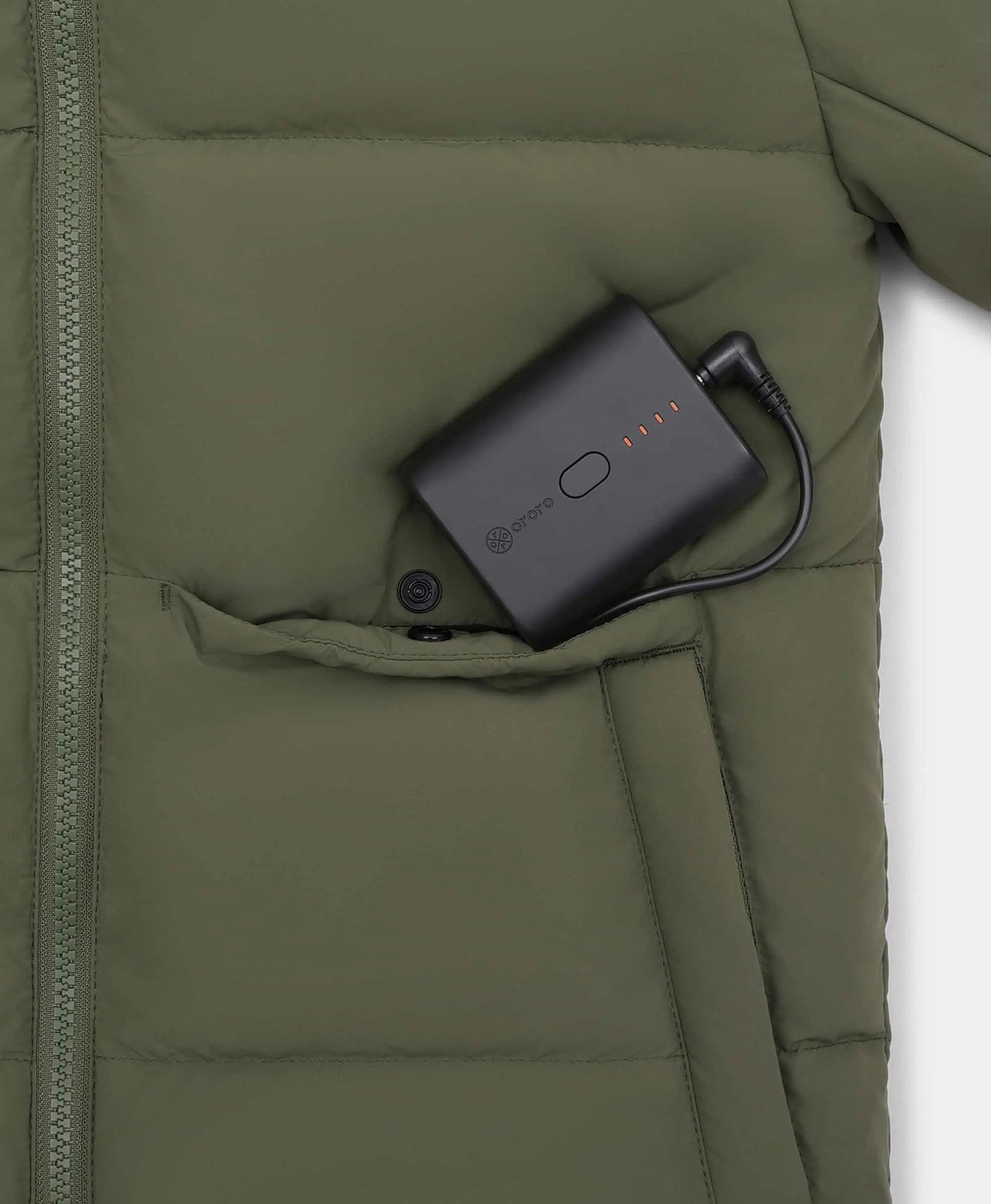 Kids' 4-Zone Heated Down Jacket