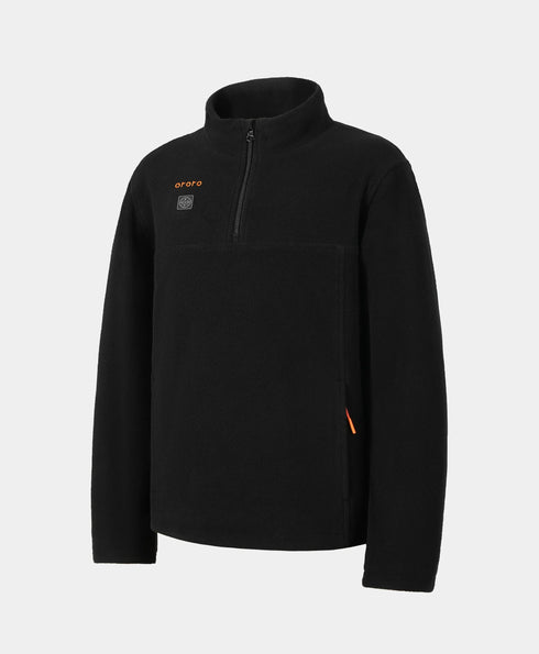 Kids' 4-Zone Heated Fleece Qtr Zip Jacket ,view 1