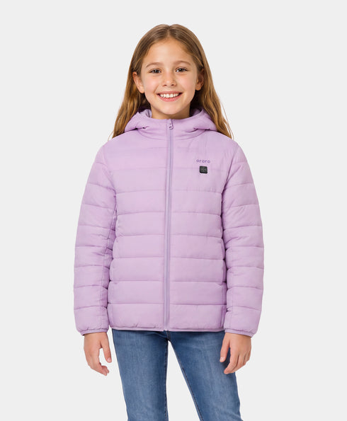 Kids' 4-Zone Heated Lightweight Puffer Jacket ,view 1