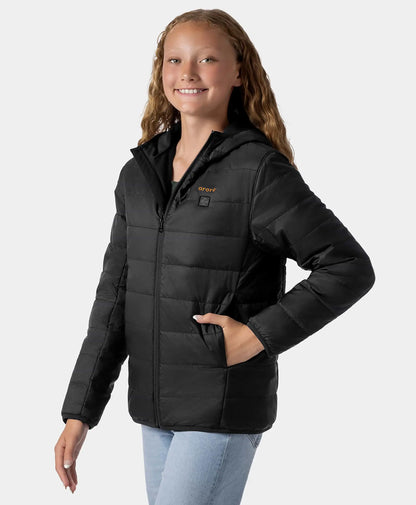 Kids' 4-Zone Heated Lightweight Puffer Jacket