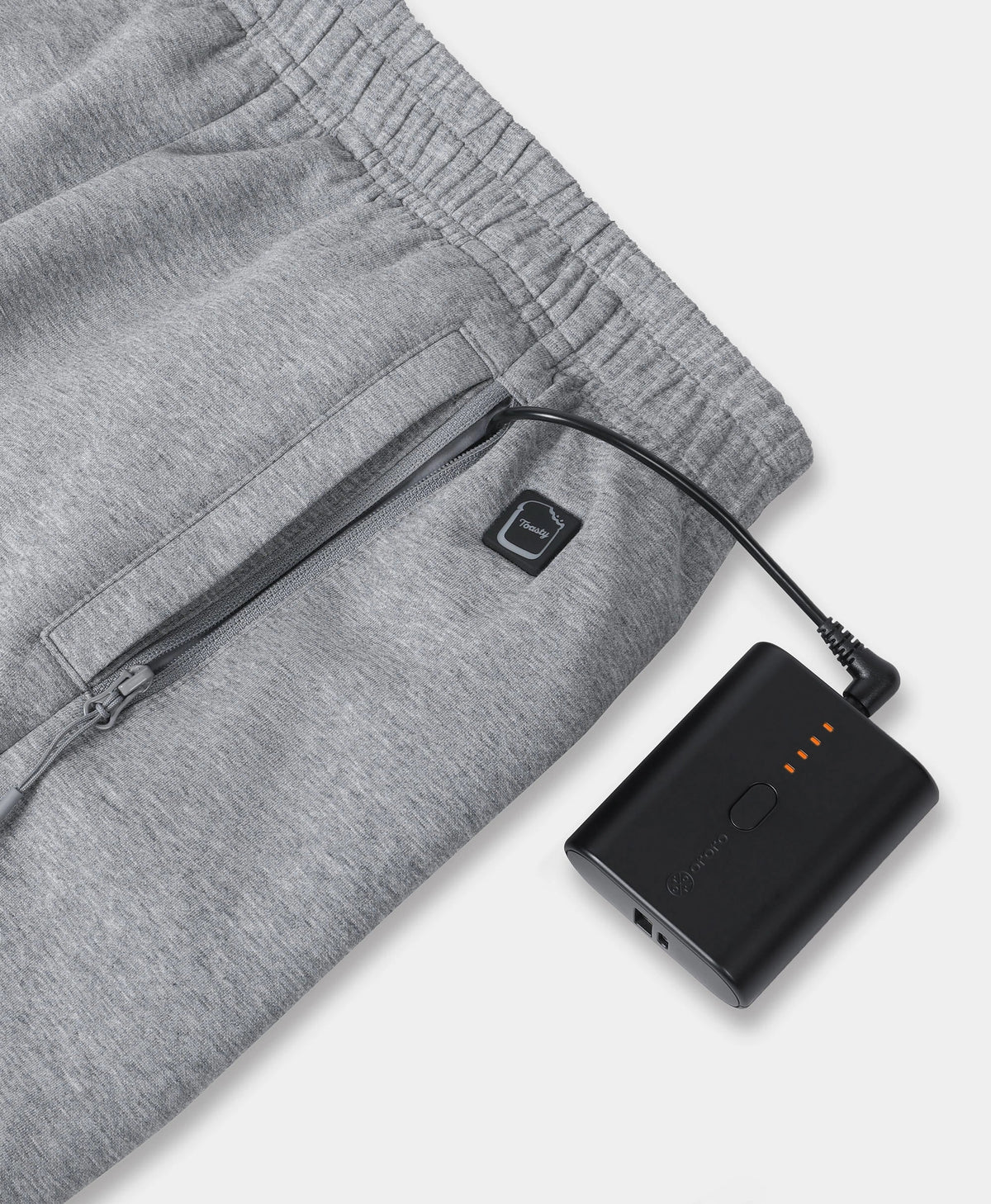 Zippered Battery Pocket