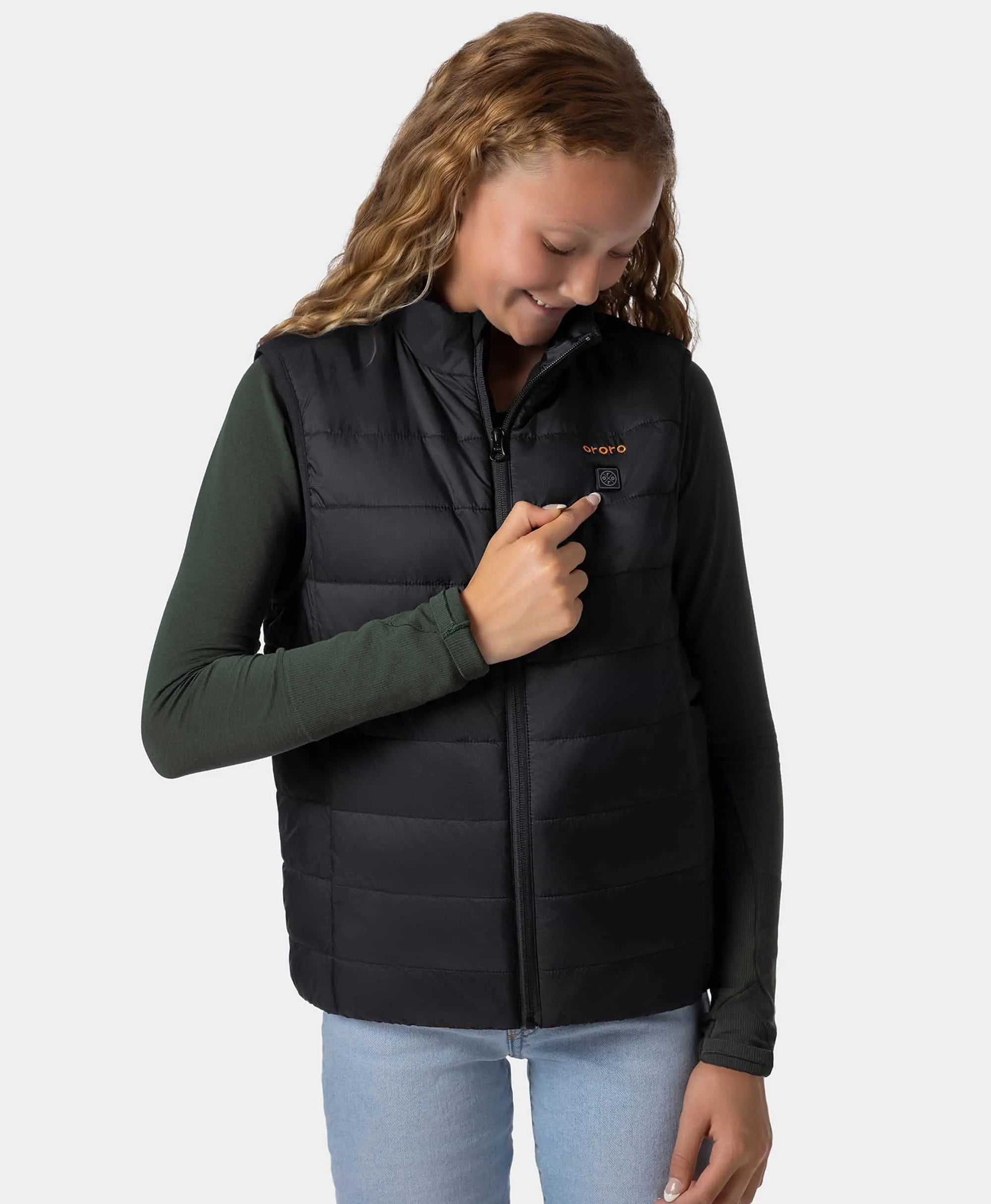 Kids' 4-Zone Classic Heated Vest, Thumbnail 16