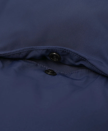 Battery pockets with snap closure