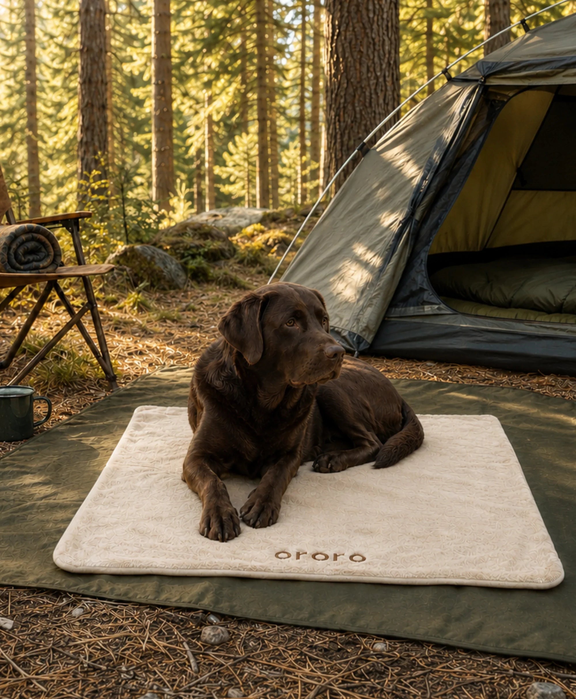 Kozzzy 2-Zone Heated Pet Blanket - oatmeal